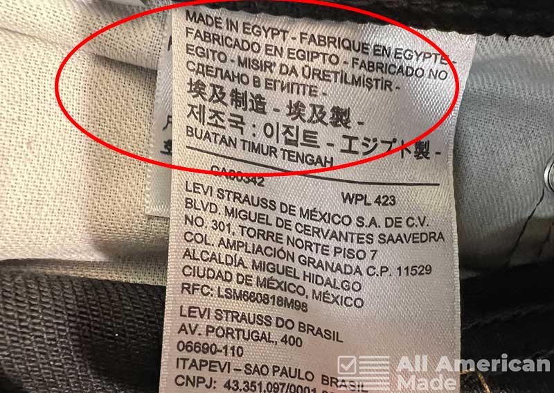 Where Are Levi Jeans Made? (2024 Overview With Photos) - All American Made