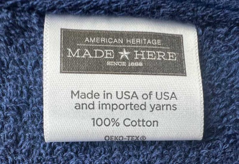 15 Towels Made In USA In 2024 Bath Kitchen Beach All American Made   Tag On Made Here Towels 768x526 